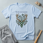 T-shirt — «Roi de son royaume» — T-shirt graphique cerf aux bois en forme d’arbre