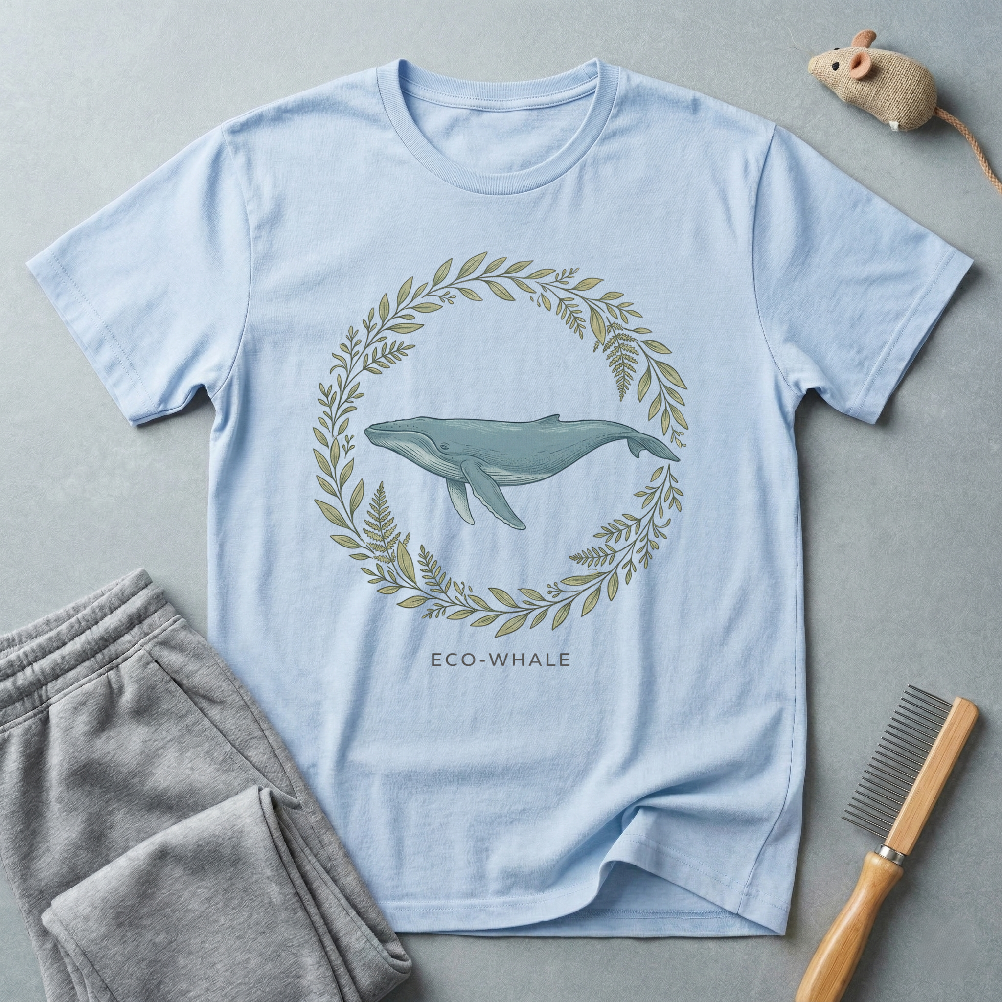T-shirt Couronne de baleine — "Eco Whale"