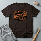 T-shirt écusson Berger allemand — «Loyal & Inébranlable / Vitesse & Précision» Blason vintage
