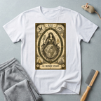 T-shirt Tarot «Le Monde» — Illustration vintage de l'Arcane XXI