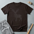 T-shirt Cerf Calligraphie
