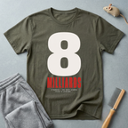 T-shirt — Tee-shirt graphique à chiffres audacieux «8 Milliards»