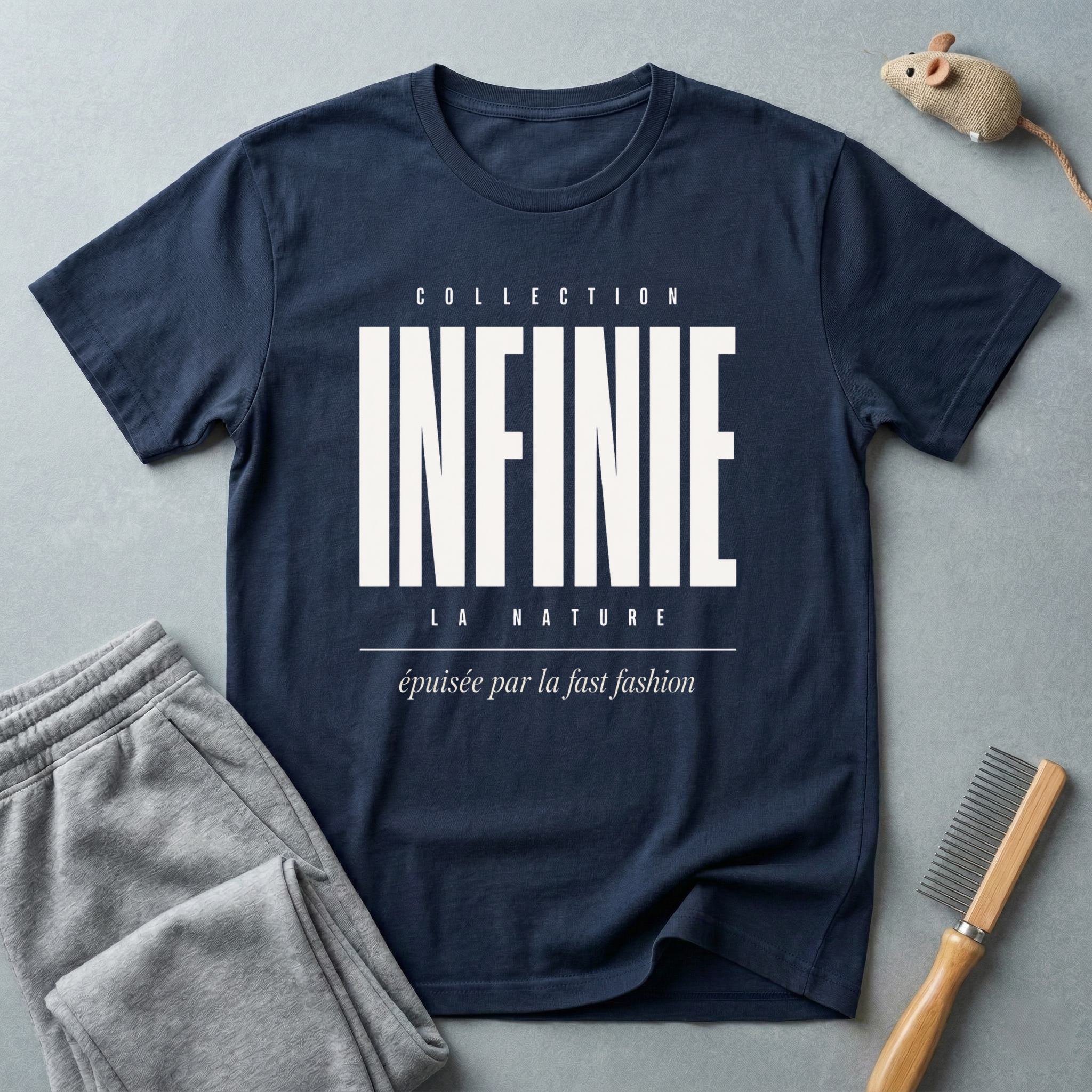 T-shirt graphique «INFINIE» — Streetwear typographique