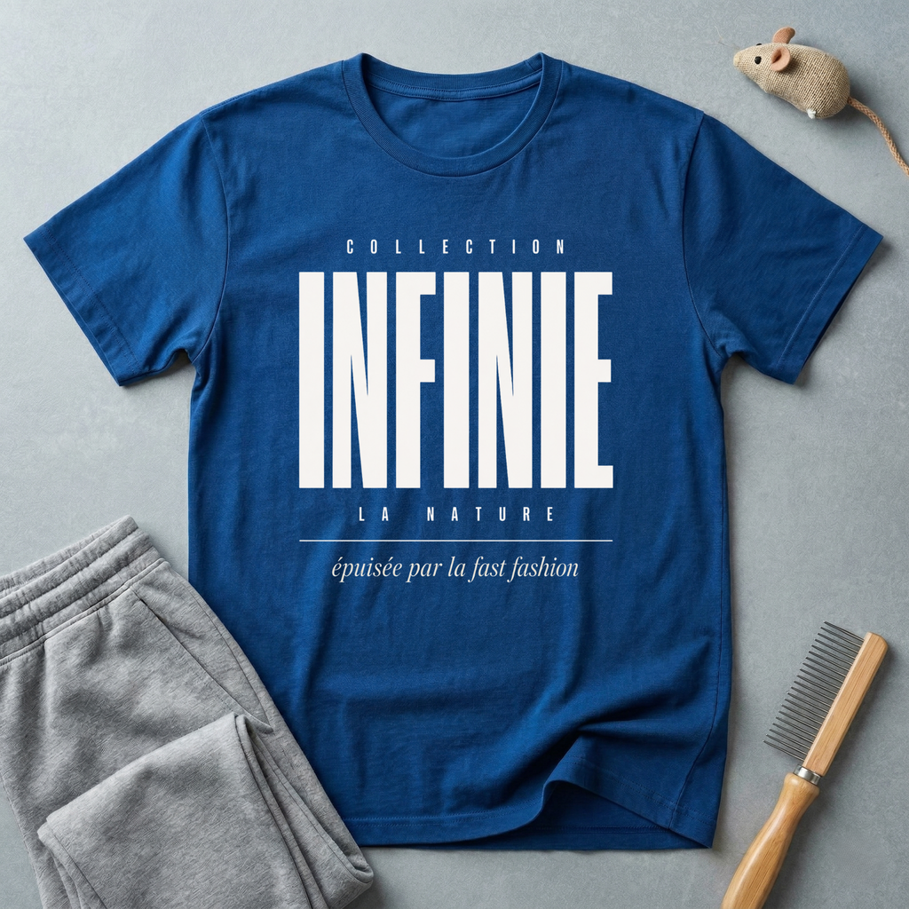 T-shirt graphique «INFINIE» — Streetwear typographique