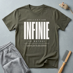 T-shirt graphique «INFINIE» — Streetwear typographique
