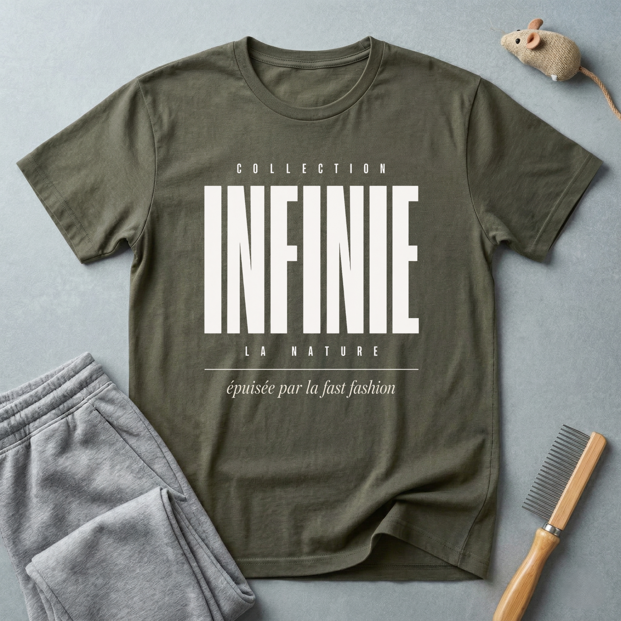 T-shirt graphique «INFINIE» — Streetwear typographique