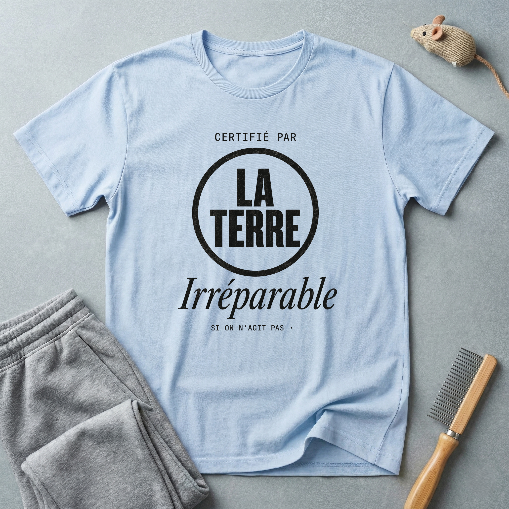 T-shirt «La Terre Irréparable» — Tee-shirt engagé écologique