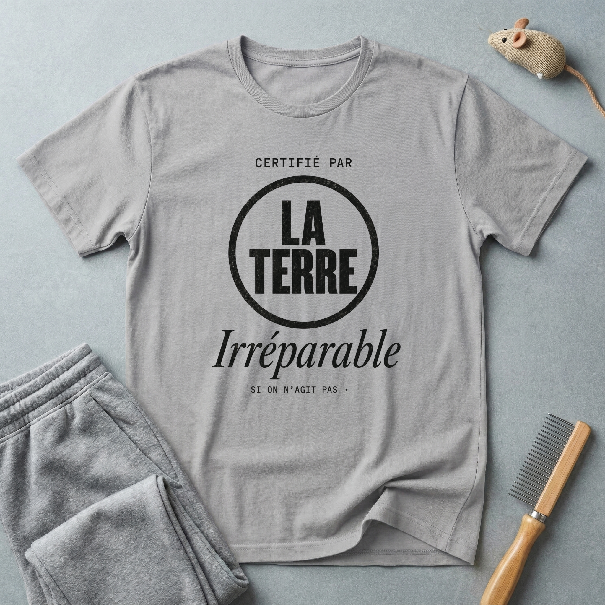 T-shirt «La Terre Irréparable» — Tee-shirt engagé écologique