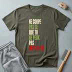 T-shirt — «Ne coupe pas ce que tu ne peux pas replanter»