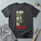 T-shirt — «Ne coupe pas ce que tu ne peux pas replanter»