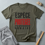 T-shirt «Espèce Protégée Humaine»