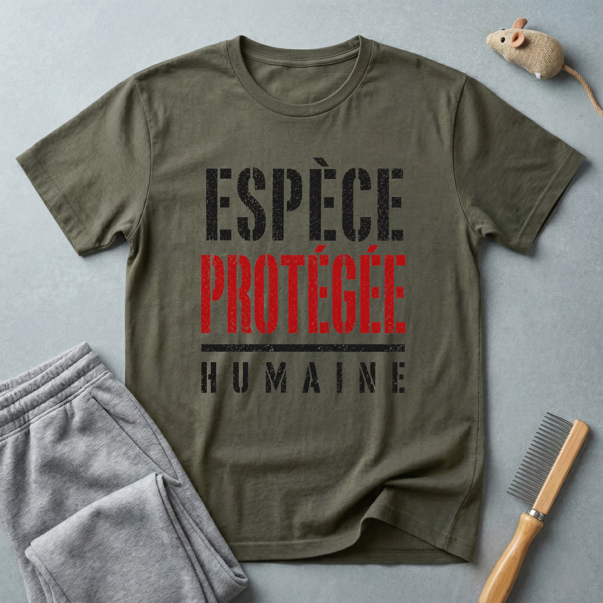 T-shirt «Espèce Protégée Humaine»