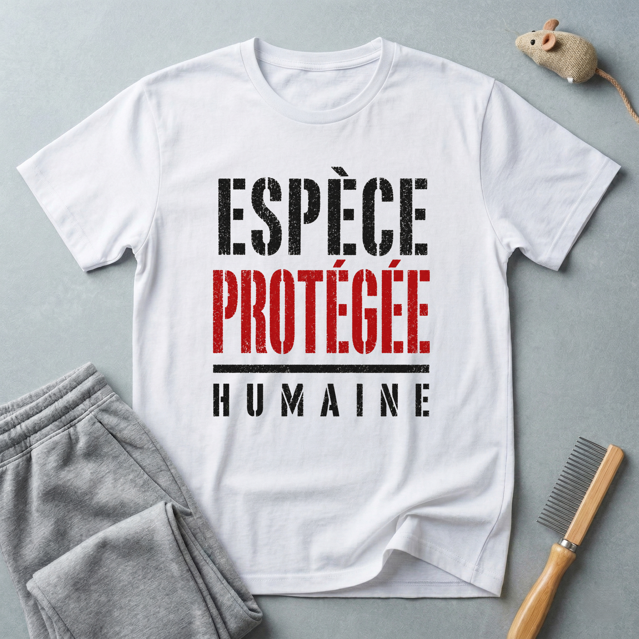 T-shirt «Espèce Protégée Humaine»