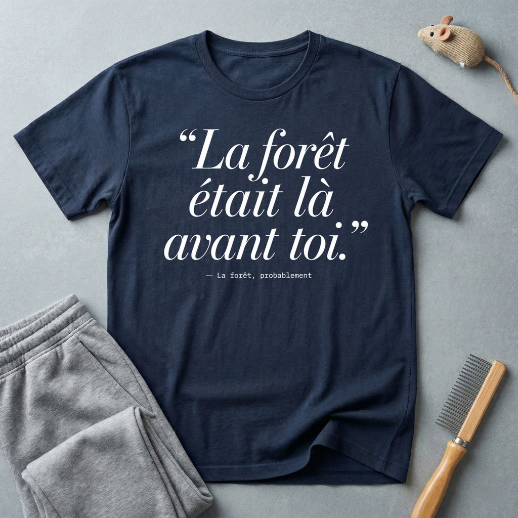 T-shirt — «La forêt était là avant toi.»