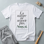 «La nature ne négocie pas. Nous, si.»