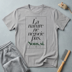 «La nature ne négocie pas. Nous, si.»
