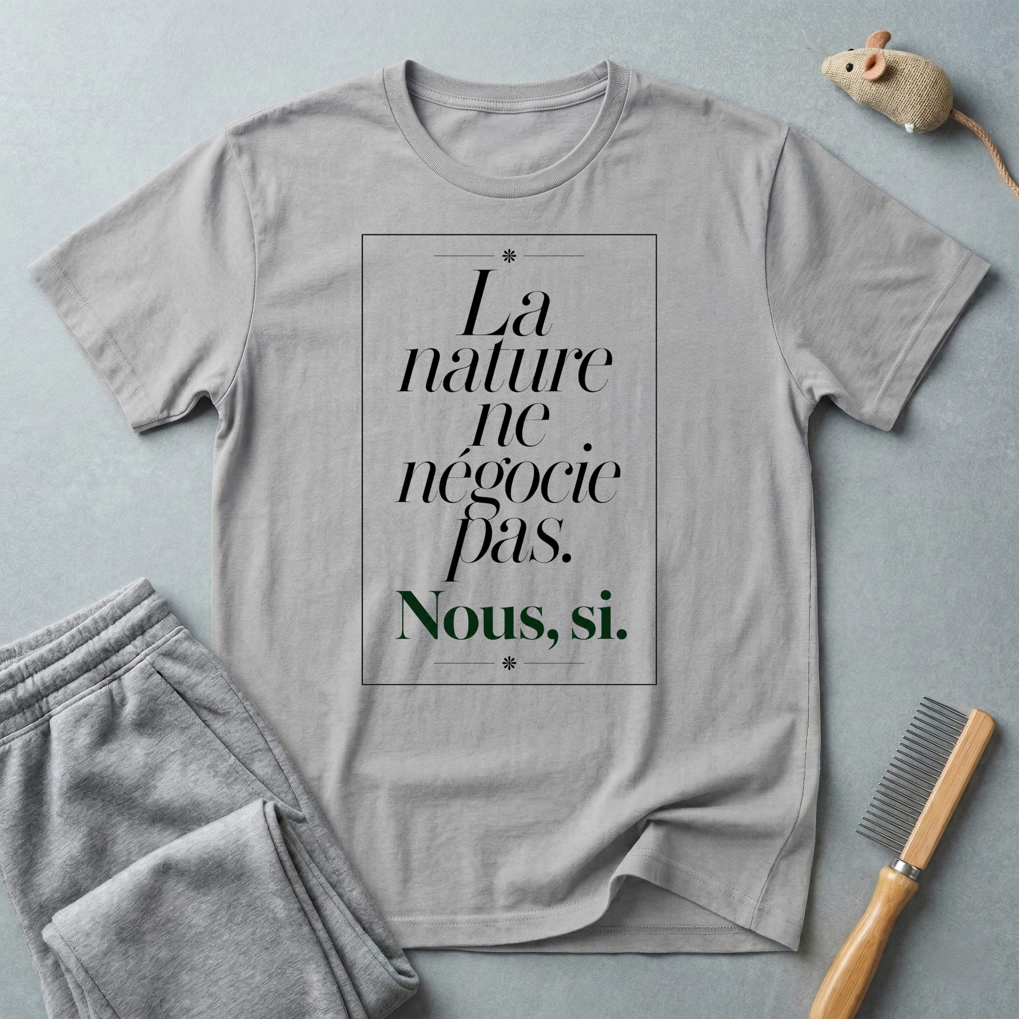 «La nature ne négocie pas. Nous, si.»