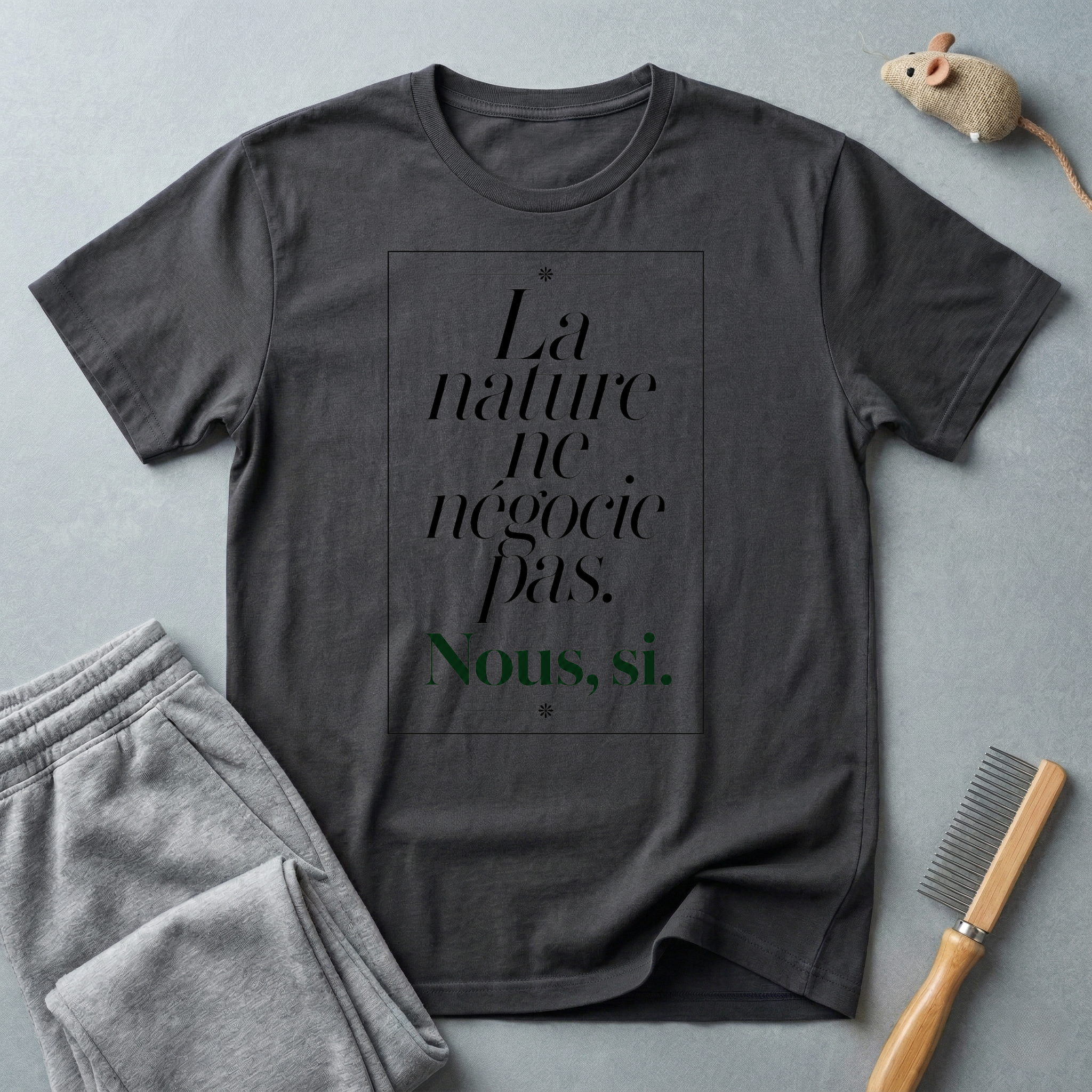 «La nature ne négocie pas. Nous, si.»
