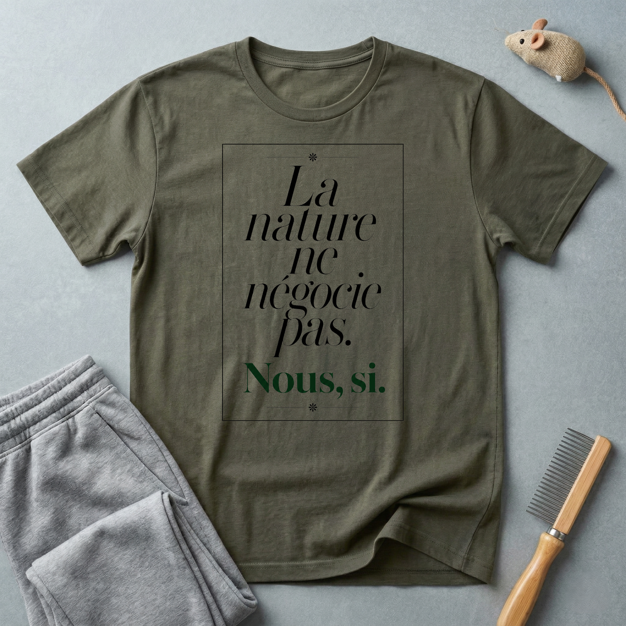 «La nature ne négocie pas. Nous, si.»