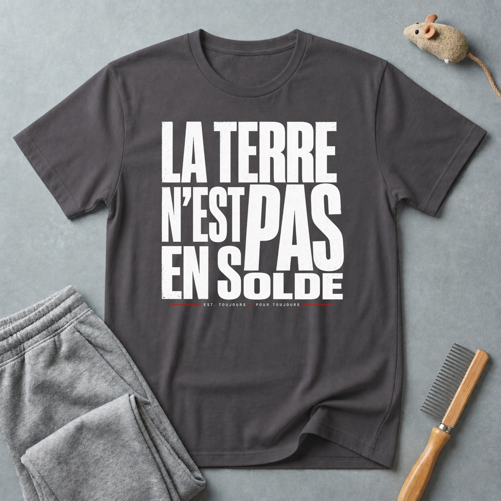 T-shirt — «La Terre n’est pas en solde»