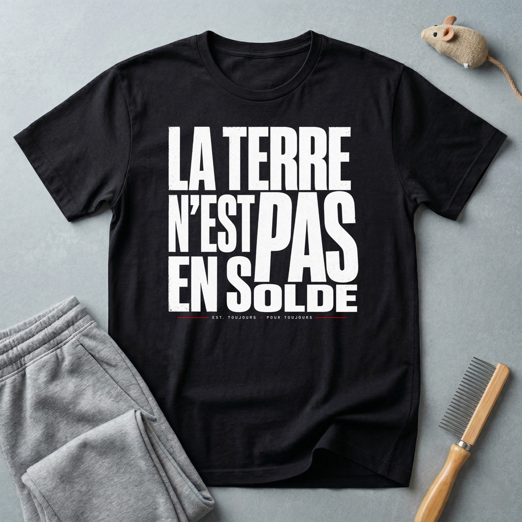 T-shirt — «La Terre n’est pas en solde»