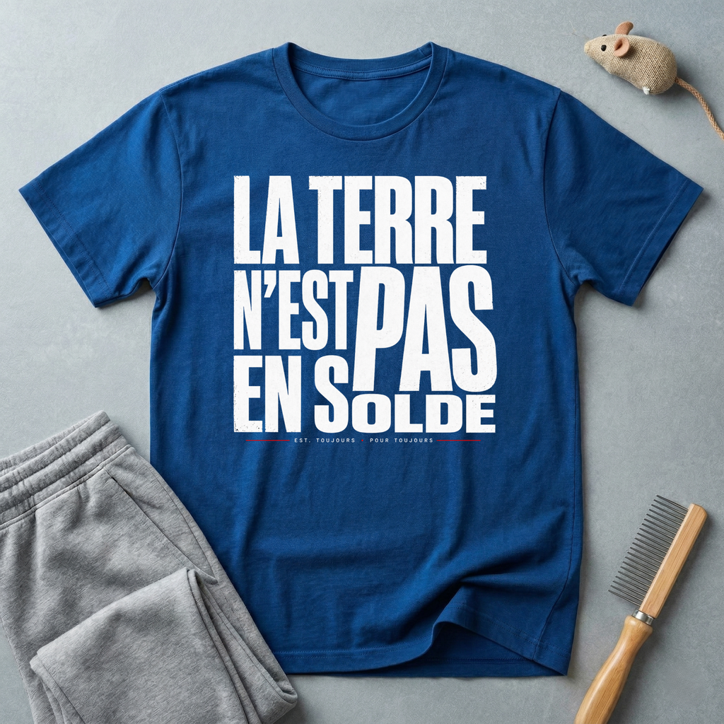 T-shirt — «La Terre n’est pas en solde»
