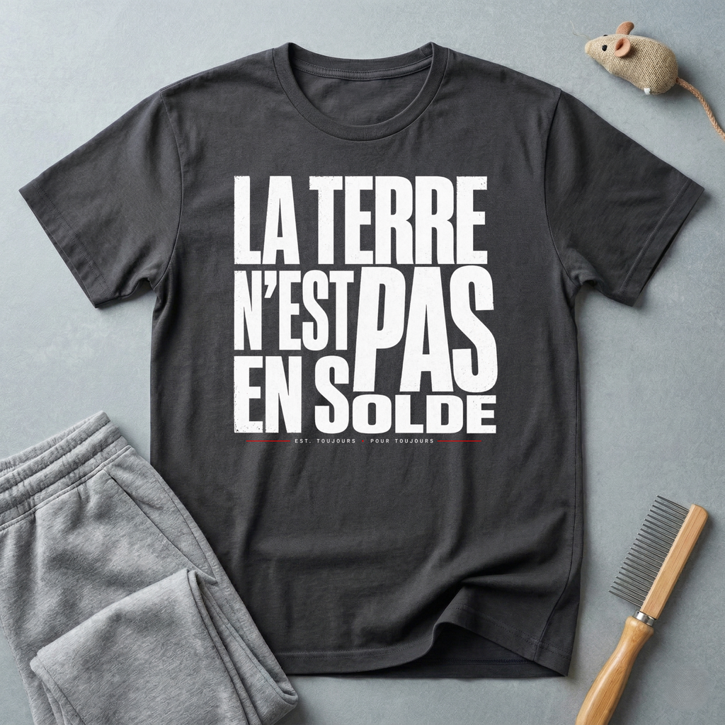T-shirt — «La Terre n’est pas en solde»