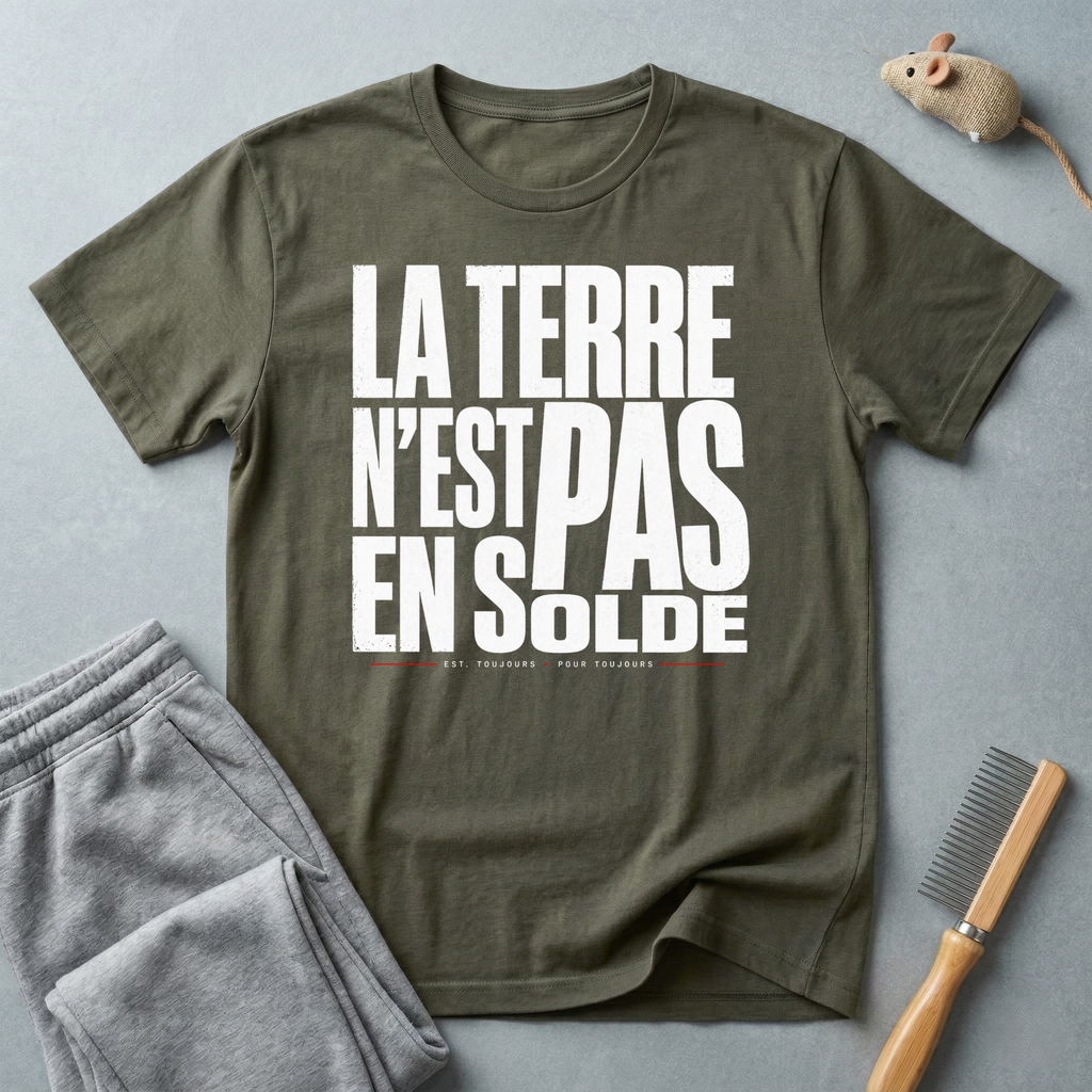 T-shirt — «La Terre n’est pas en solde»