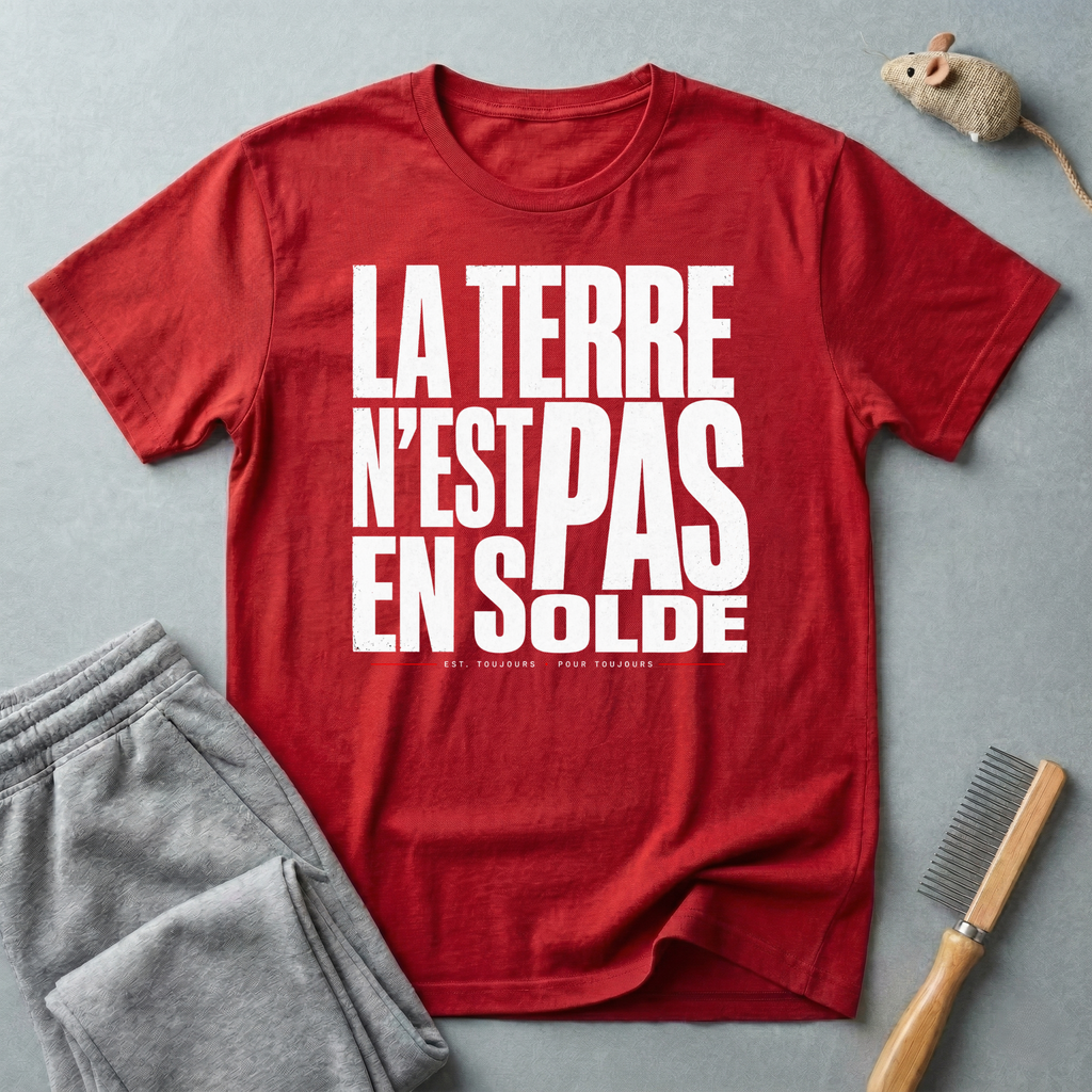 T-shirt — «La Terre n’est pas en solde»