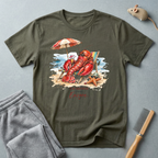 T-shirt homard en vacances — «J'ai Survécu - à tout - Encore.»