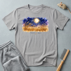 T-shirt champ de blé au clair de lune — "Nourrir sans épuiser"