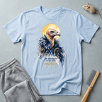 T-shirt aquarelle vautour — «Je nettoie ce que vous oubliez»