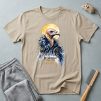 T-shirt aquarelle vautour — «Je nettoie ce que vous oubliez»