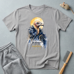 T-shirt aquarelle vautour — «Je nettoie ce que vous oubliez»