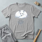 T-shirt illustration renard arctique — «Blanc comme la neige, rare comme l'espoir»