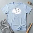 T-shirt illustration renard arctique — «Blanc comme la neige, rare comme l'espoir»