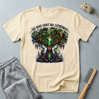 T-shirt  illustration nature graphique — «Ses Bois Sont Ma Cathédrale»