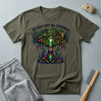 T-shirt  illustration nature graphique — «Ses Bois Sont Ma Cathédrale»