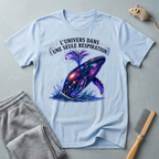 T-shirt  illustration cosmique de baleine — «L’univers dans une seule respiration»