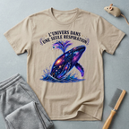 T-shirt  illustration cosmique de baleine — «L’univers dans une seule respiration»