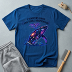 T-shirt  illustration cosmique de baleine — «L’univers dans une seule respiration»
