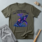 T-shirt  illustration cosmique de baleine — «L’univers dans une seule respiration»