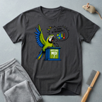 T-shirt Perroquet militant pour le climat — «La Terre se réchauffe!»