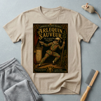 T-shirt vintage affiche Arlequin sauveur style rétro