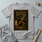 T-shirt vintage affiche Arlequin sauveur style rétro