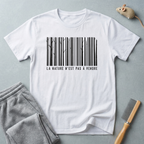 T-shirt graphique à code-barres — «La nature n’est pas à vendre»