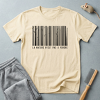 T-shirt graphique à code-barres — «La nature n’est pas à vendre»