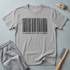 T-shirt graphique à code-barres — «La nature n’est pas à vendre»