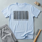 T-shirt graphique à code-barres — «La nature n’est pas à vendre»
