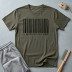 T-shirt graphique à code-barres — «La nature n’est pas à vendre»